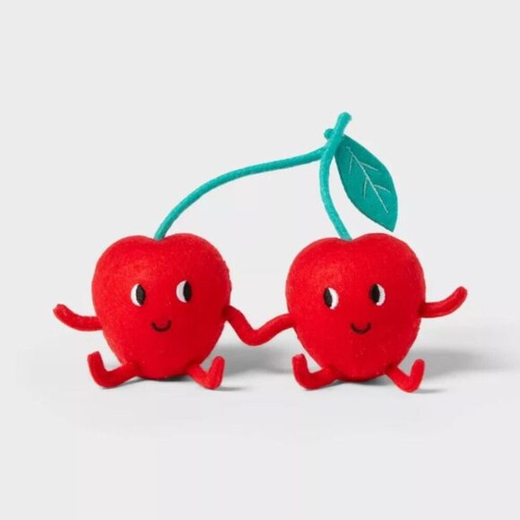 Target Spritz Cherries Valentine Day Felt Duo 2025 - Picture 1 of 1